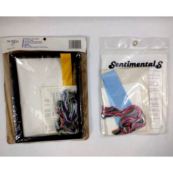 2 counted cross stitch kits - Friends Sentimentals Good Friend Rare Treasure - Picture 2 of 12